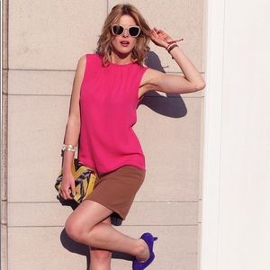 Sleeveless Pink Blouse